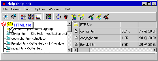HTML file
